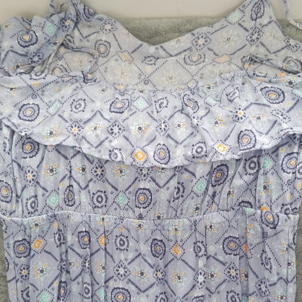 Mudd long pattern sundress w/slit in front - Picture 6 of 7